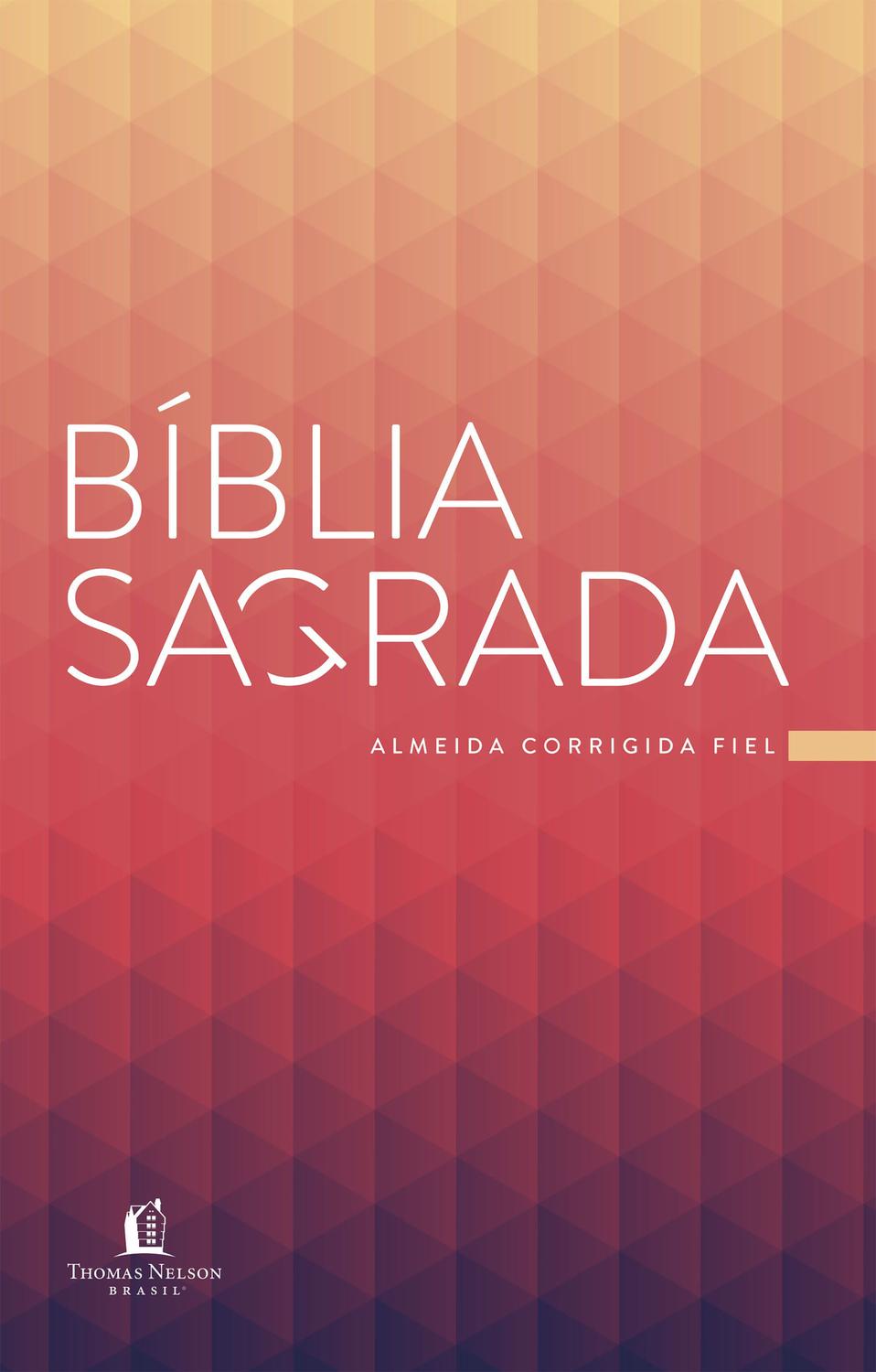 Livro - Bíblia ACF Prisma Coral, Brochura, Econômi