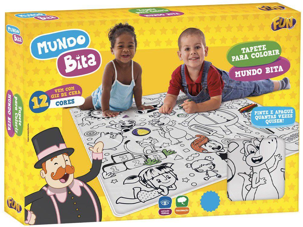 Tapete de Colorir Fun Mundo Bita 68x65cm