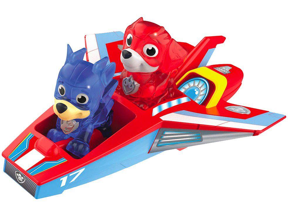 Playset Patrulha Canina Mini Jato Sunny Brinquedos - 3 Peças