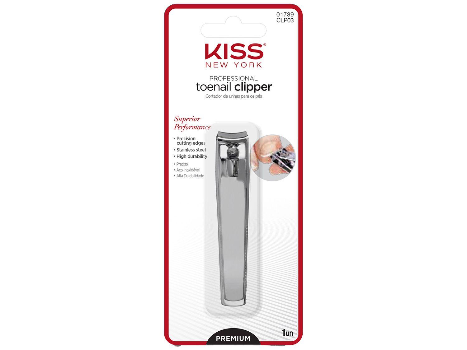 Cortador de Unha Kiss New York CLP03 Curvo