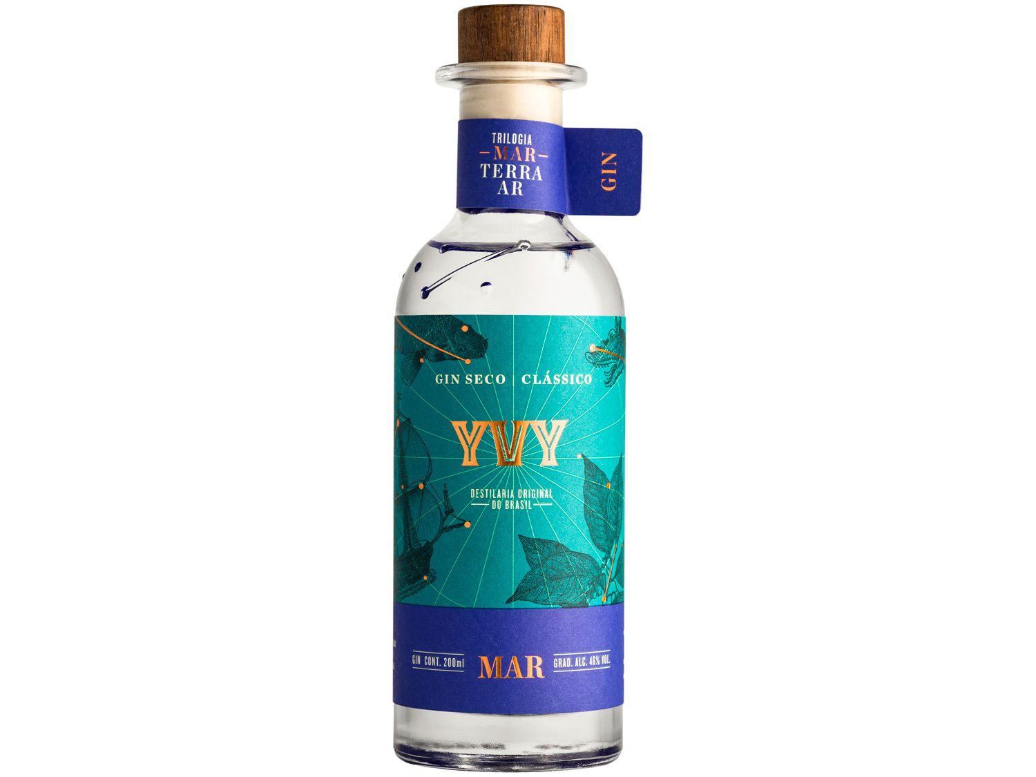 Gin Yvy Premium Mar Londron Dry 200ml