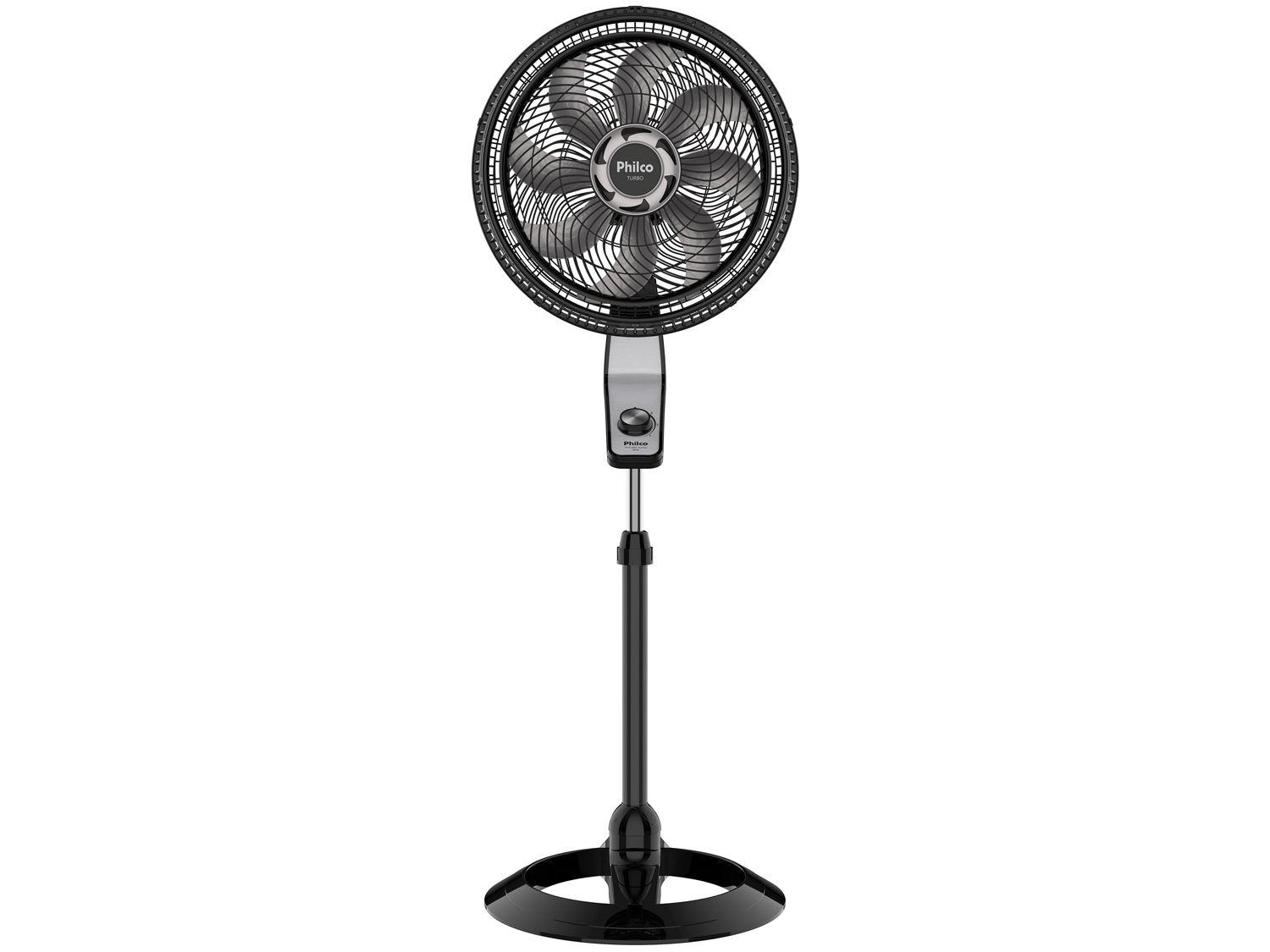 Ventilador de Coluna Philco Turbo Maxx Force 8 - PVC480P 47cm 8 Pás 3 Velocidades Preto