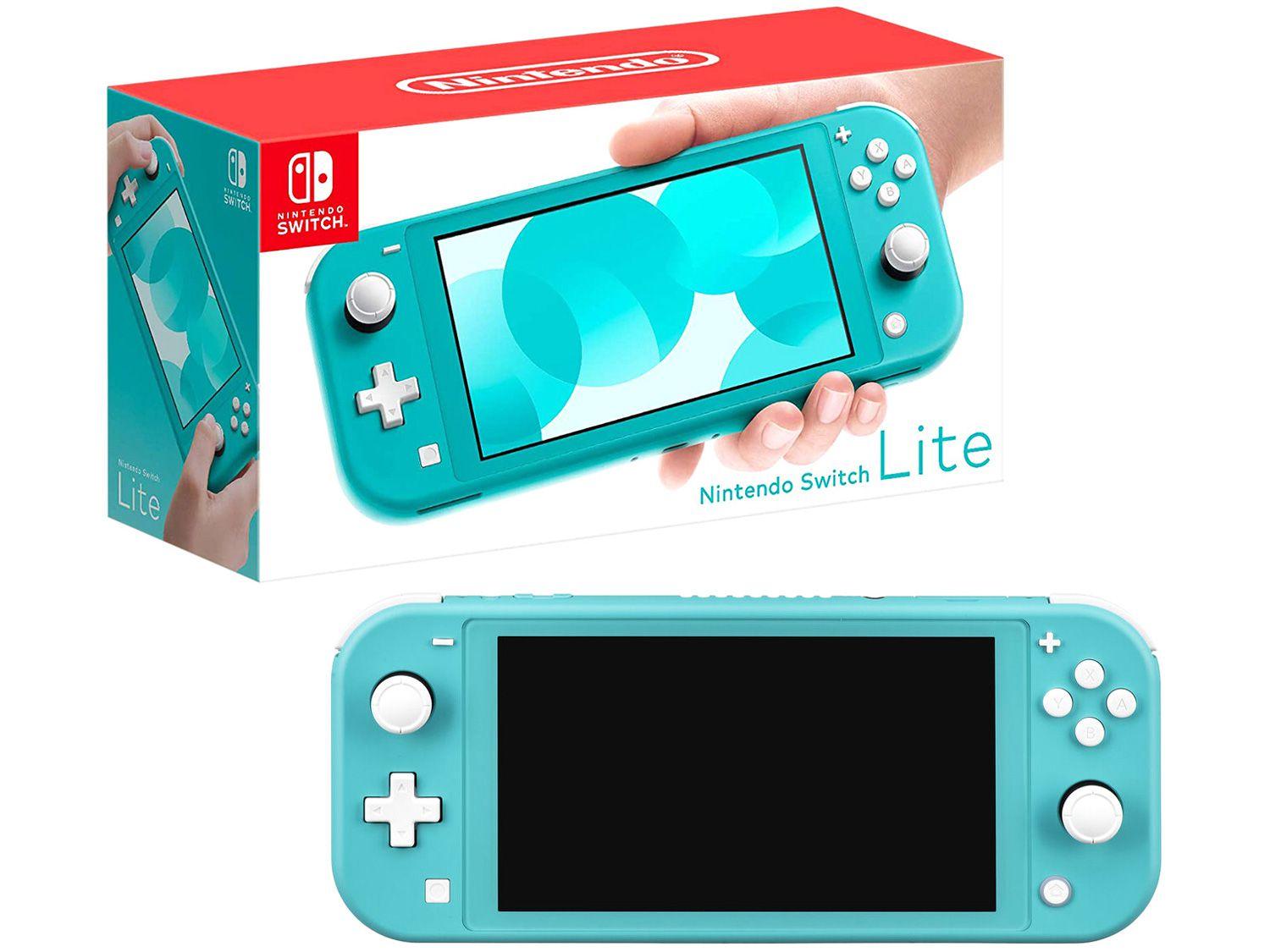 Nintendo Switch Lite 2021 32GB Turquesa - Pré-venda