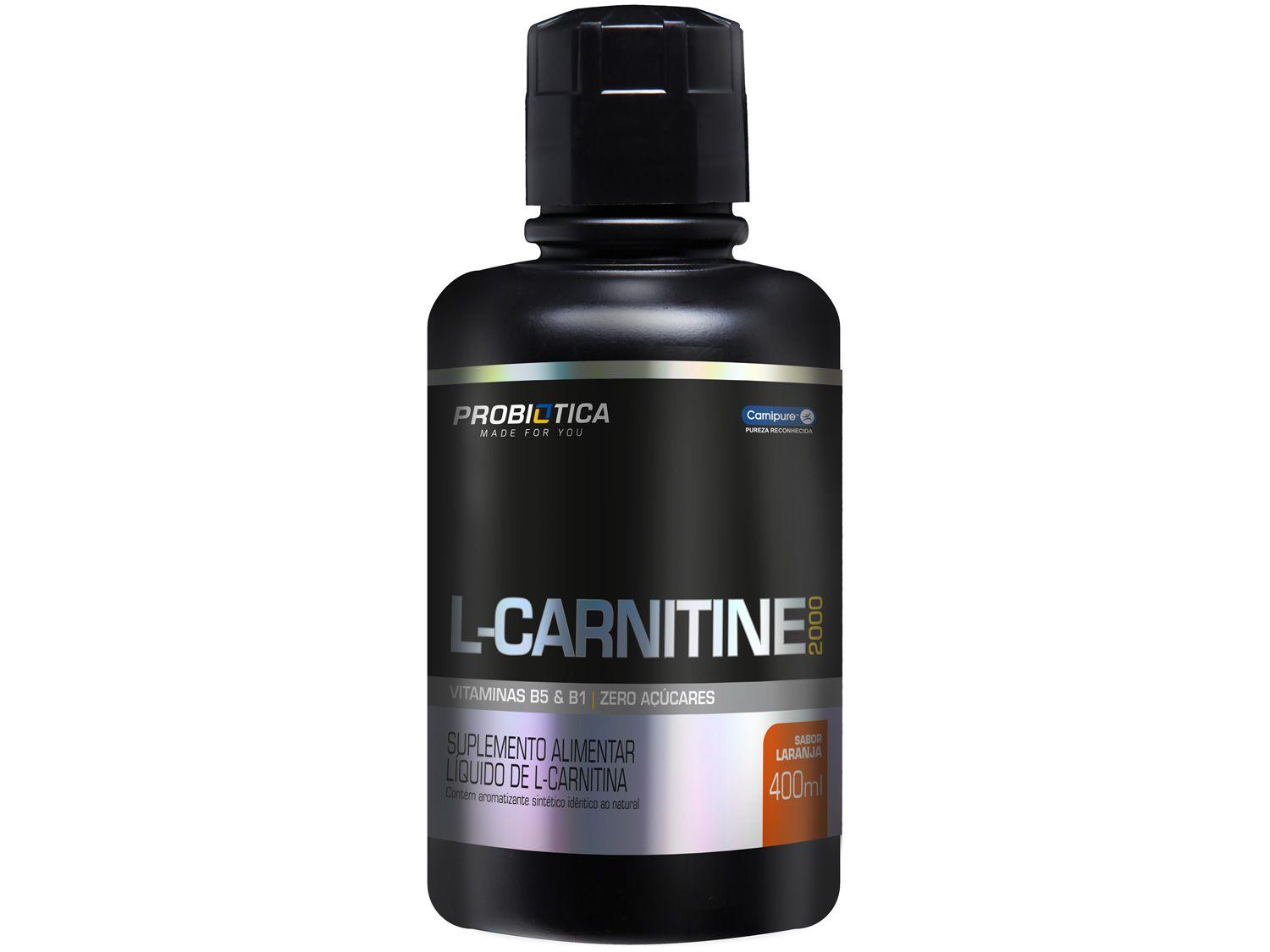 L-Carnitina Probiotica 2000 Líquido 400ml Laranja