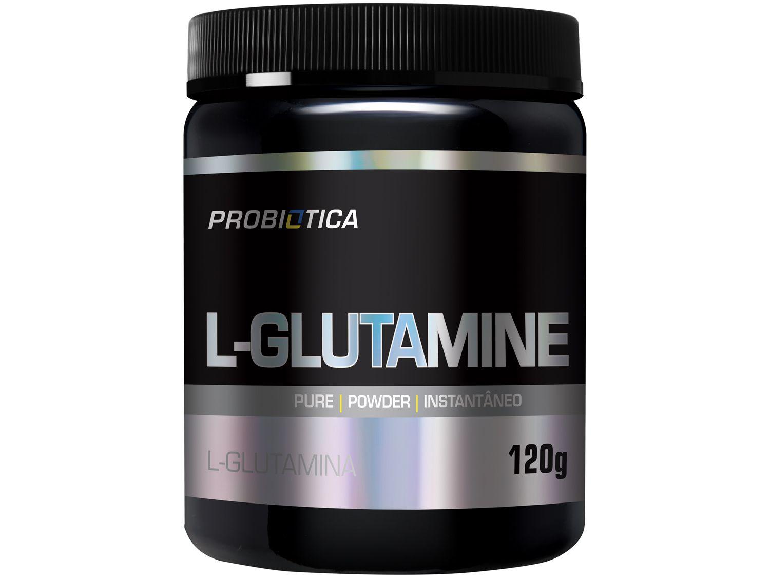 Glutamina Probiotica L-Glutamine em Pó 120g - sem Sabor