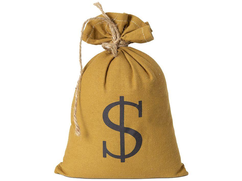 Peso de Porta Saco de Dinheiro Jolitex