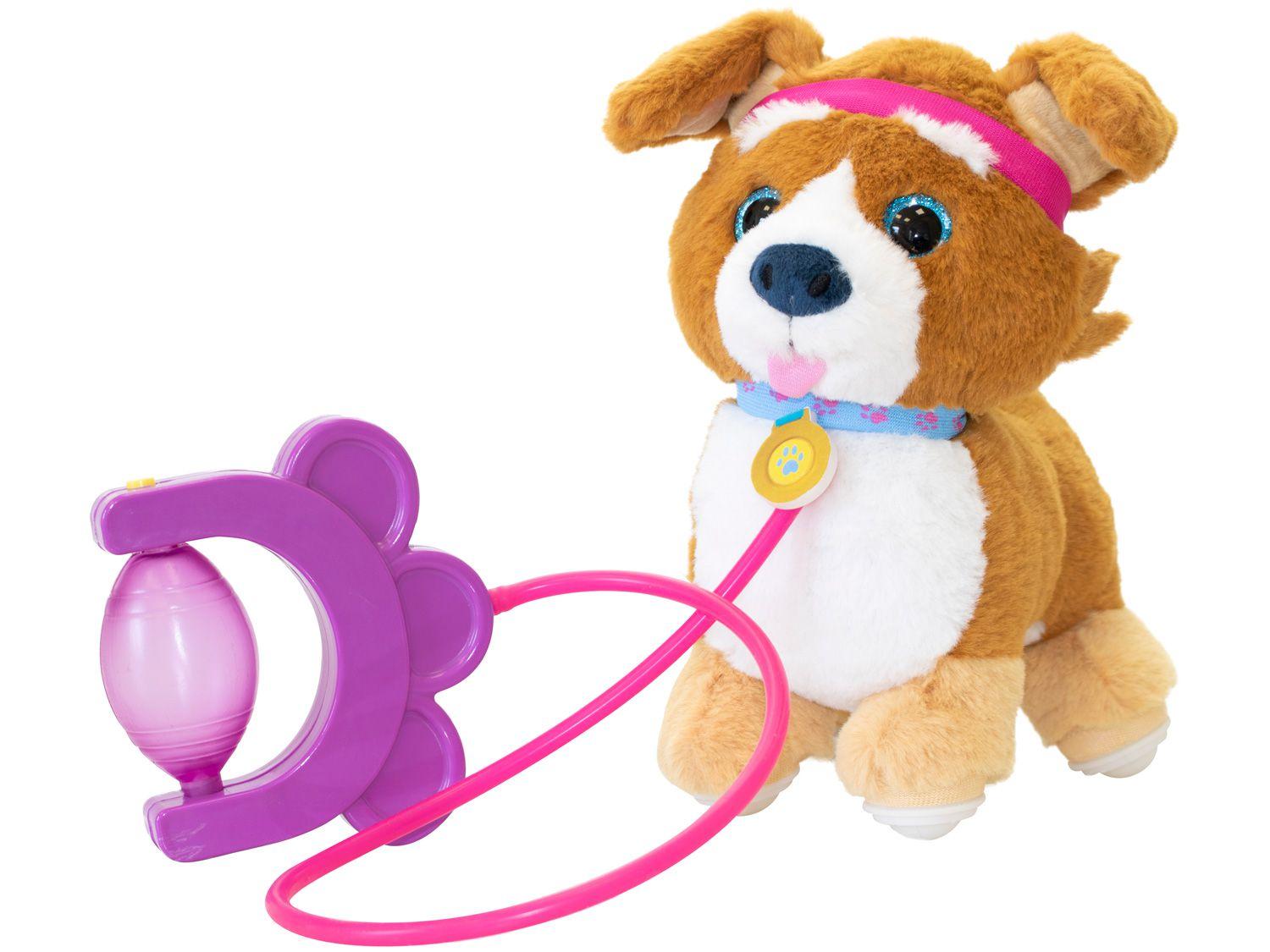 Pelúcia Cachorrinho Walking Petz Emite Som - Multikids