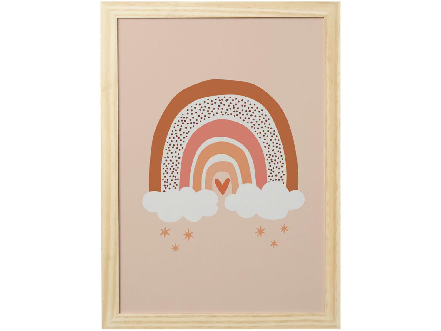 Quadro Decorativo Arco-íris 24,5x34,5cm - Design Up Living