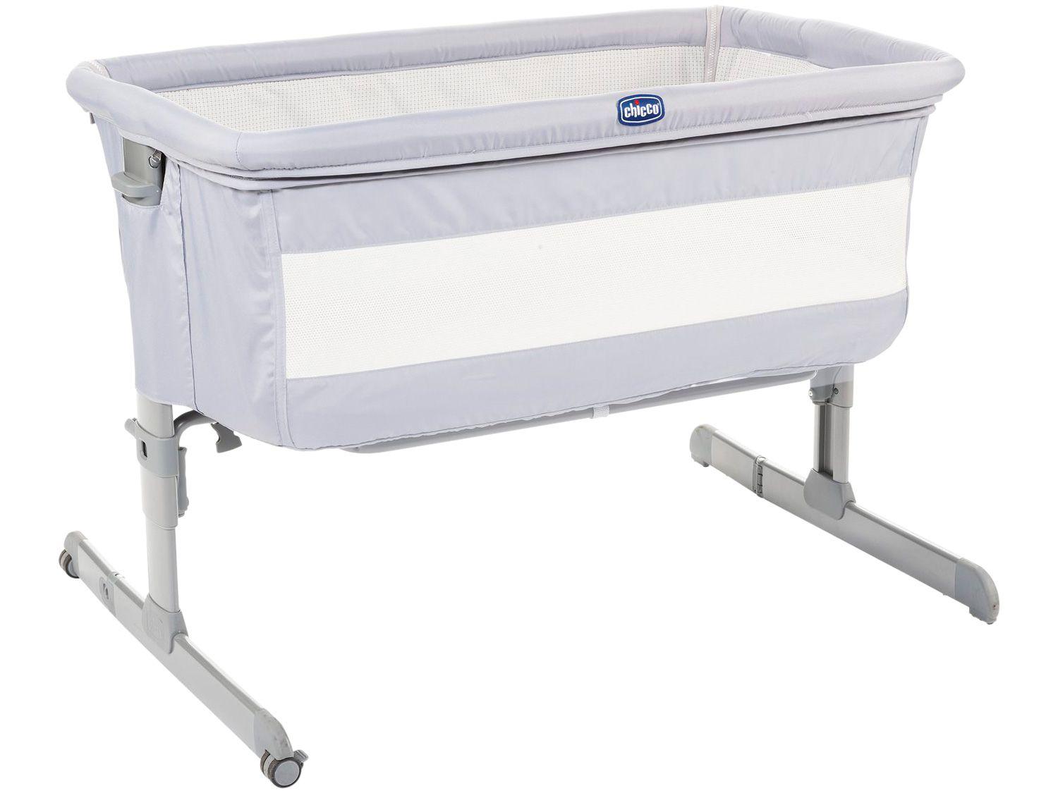 Berço Portátil e Desmontável Chicco Co Sleeping - Next2Me Pearl 9 Níveis de Altura com Rodinhas