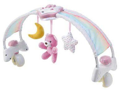 Arco de Atividades Indicado Para Berço Chicco - Rainbow Sky Bed Arch Pink
