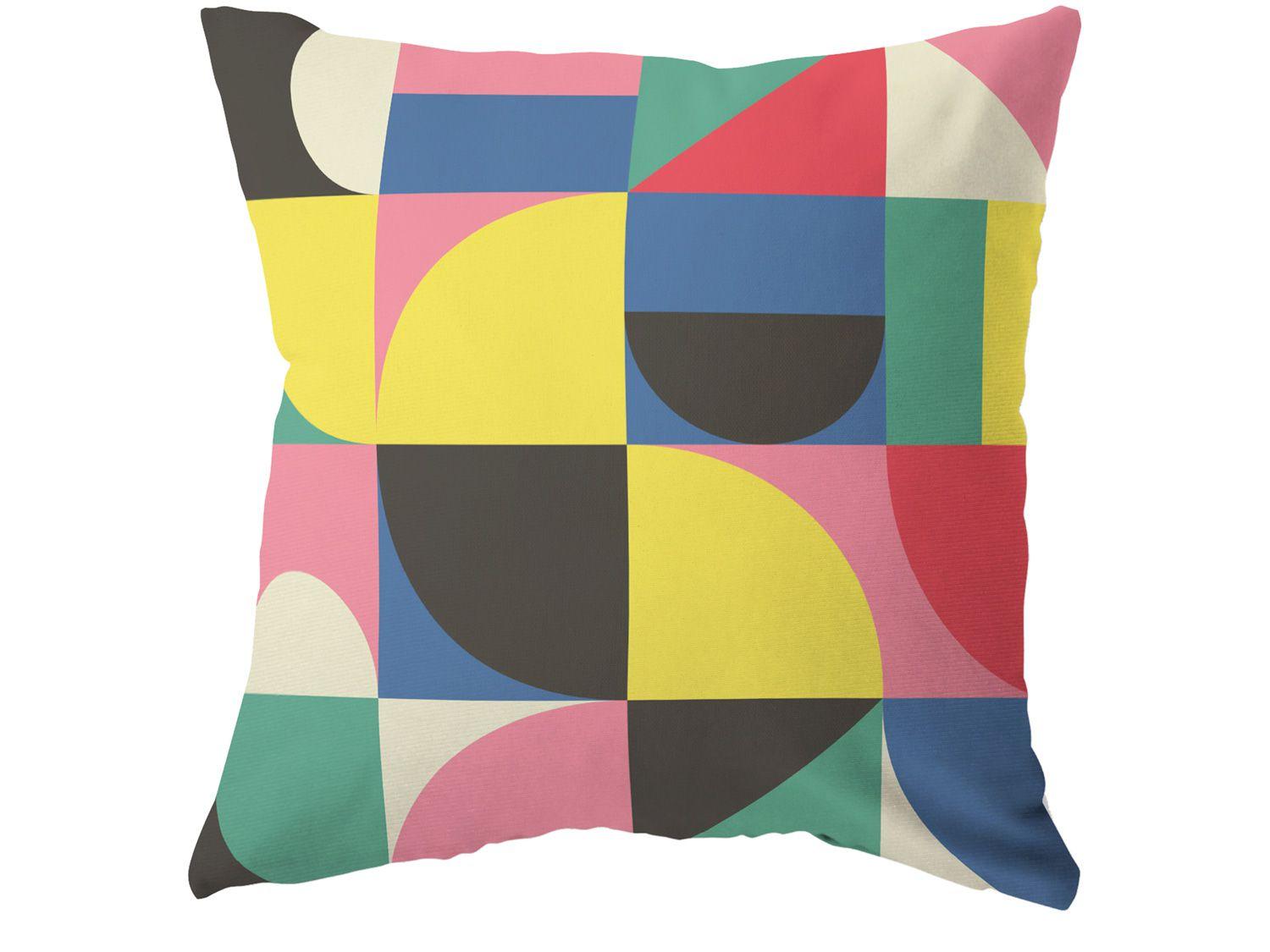 Capa de Almofada 42x42cm Design Up Living - Pop Art Colorido