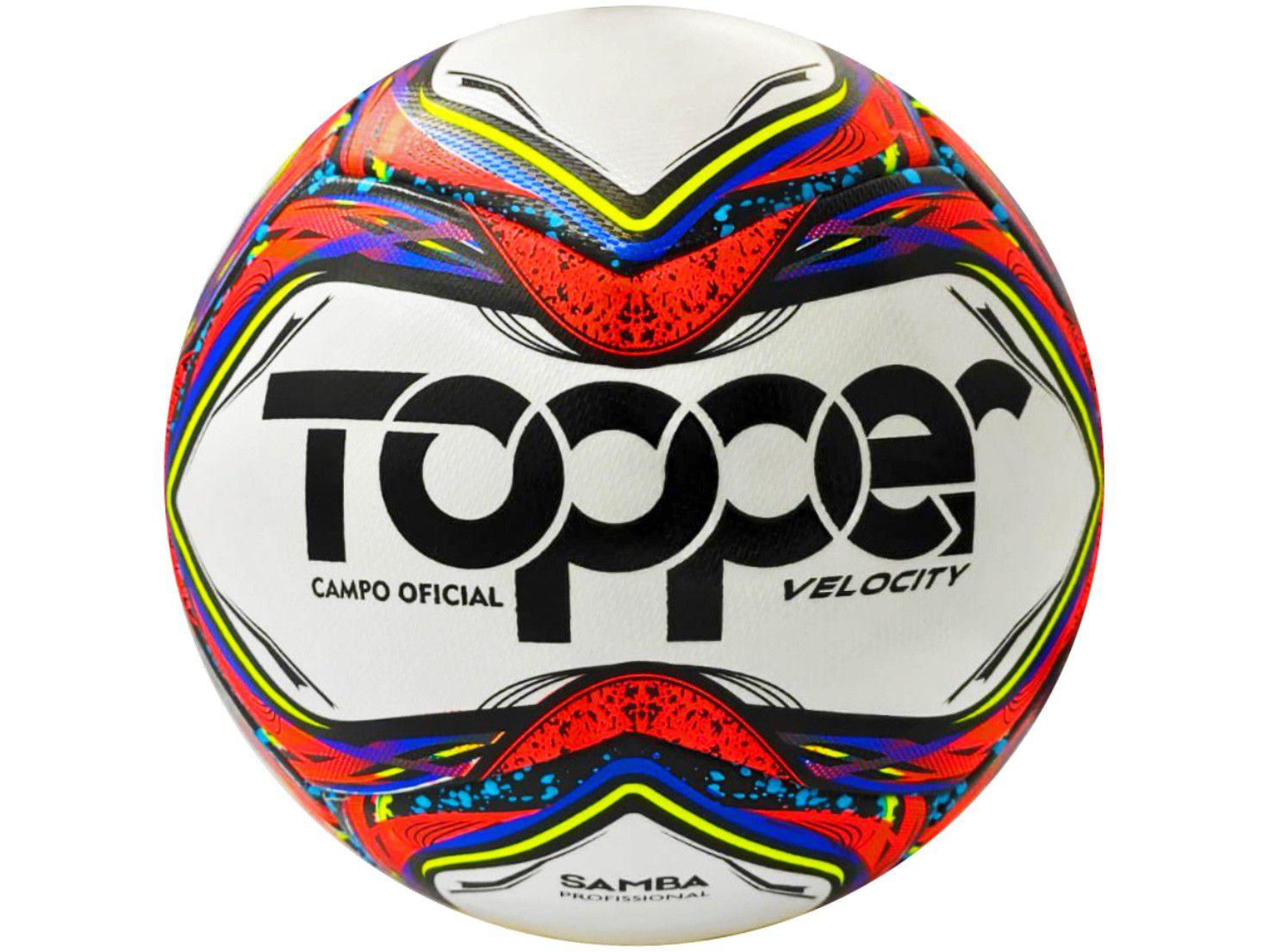 Bola de Futebol Campo Topper Samba - Velocity Pro Oficial