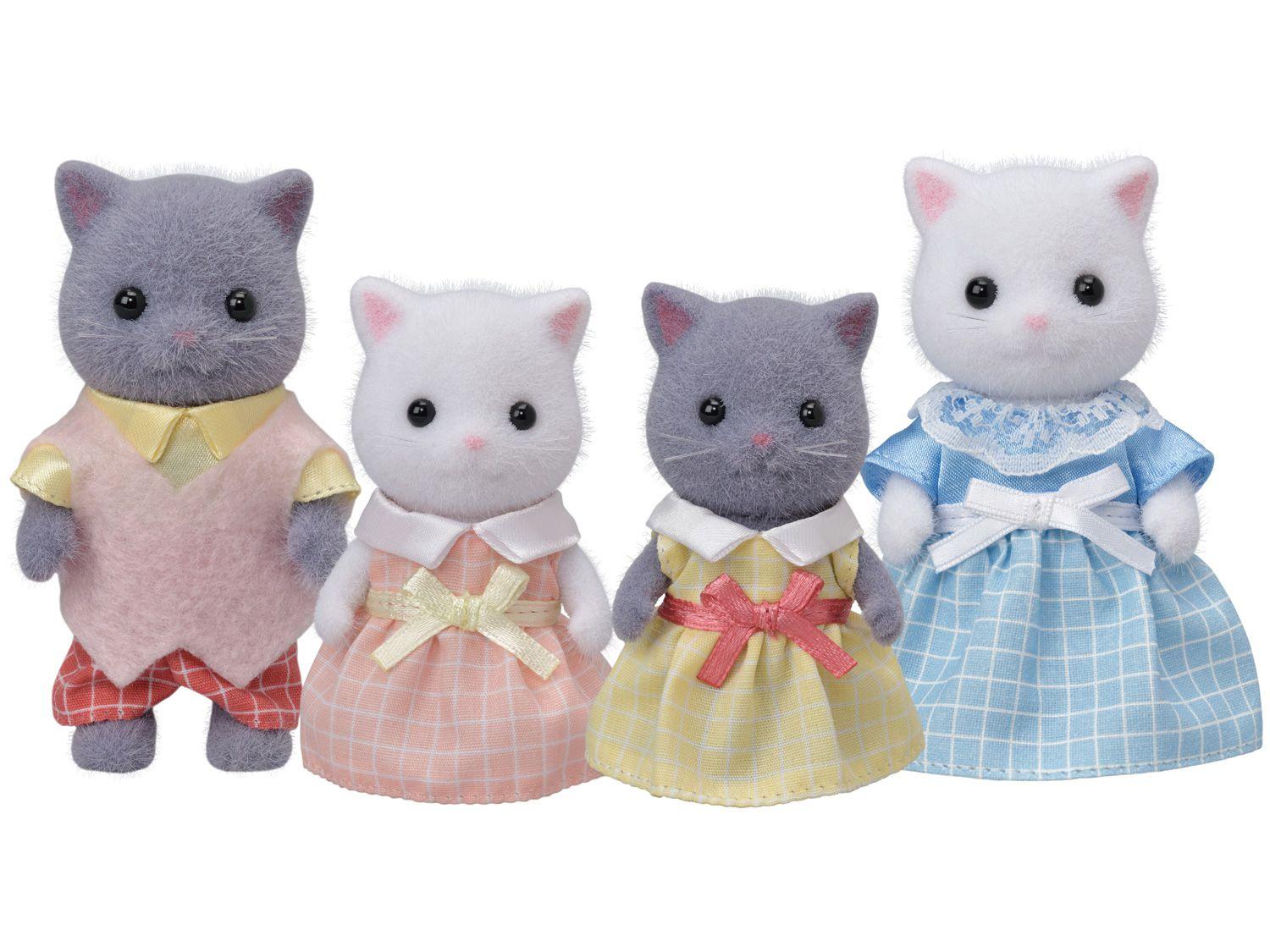 Sylvanian Families Família dos Gatos Persas