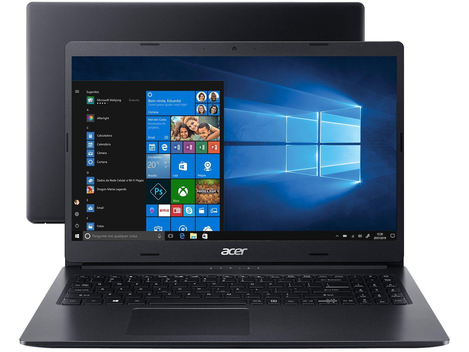 Notebook Acer A315-23-R6HC Ryzen 5 8GB - 512GB SSD 15,6" LED Windows 10