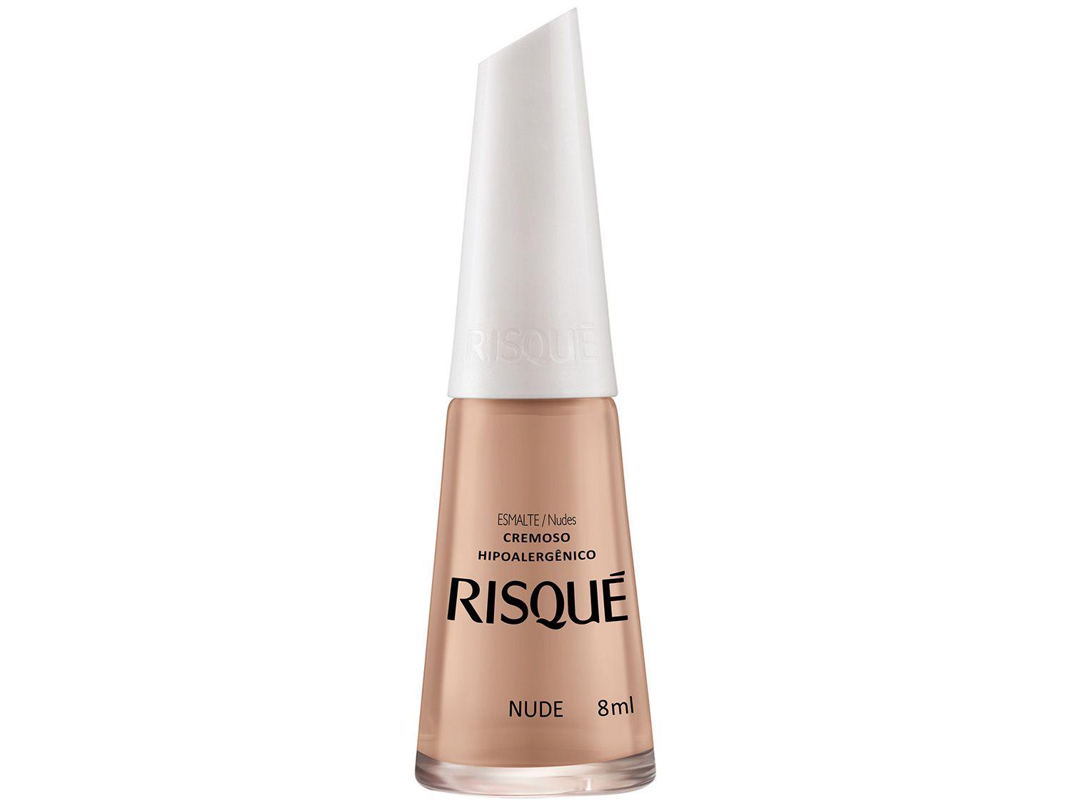 Esmalte Risqué Nude Cremoso Hipoalergênico - 8ml