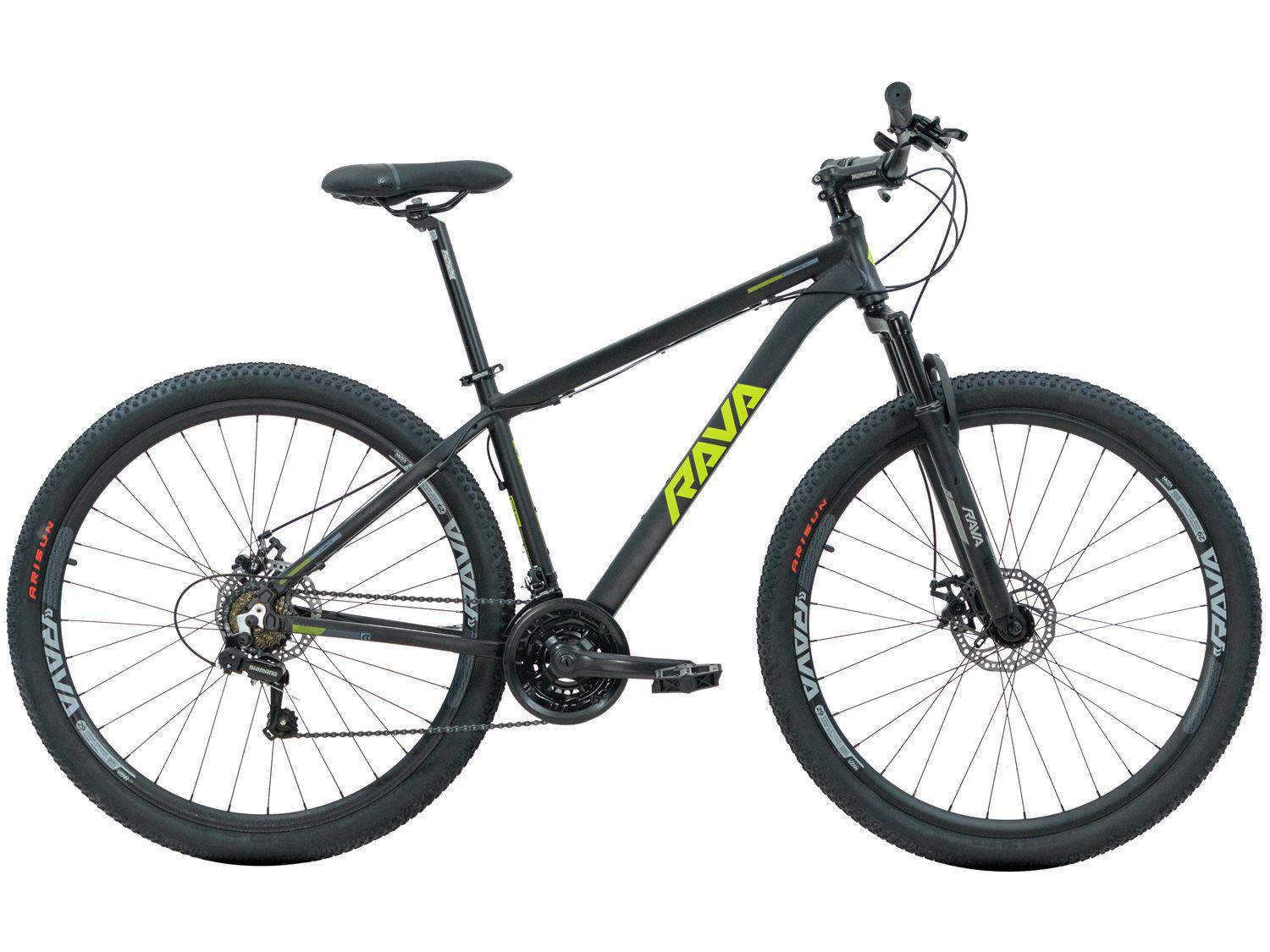 Bicicleta Aro 29 Rava Pressure Alumínio - Freio a Disco 21 Marchas Câmbio Shimano