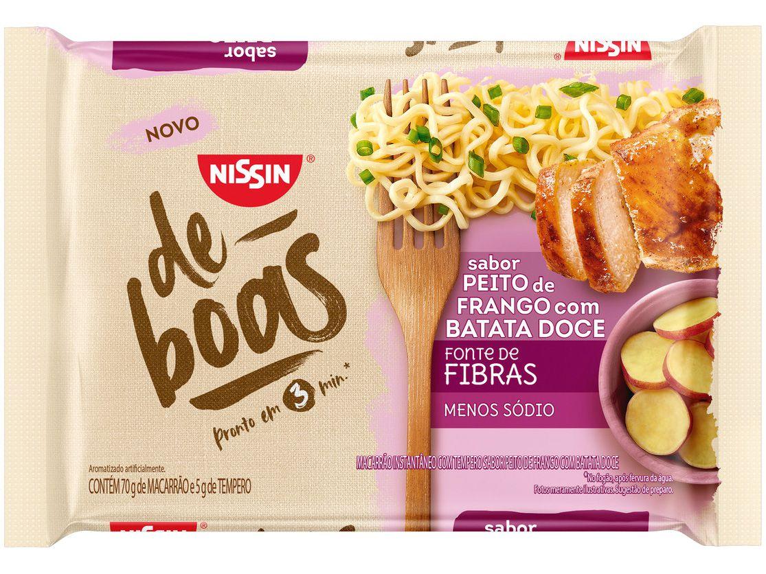 Macarrão Instantâneo Nissin De Boas - Frango com Batata Doce 75g