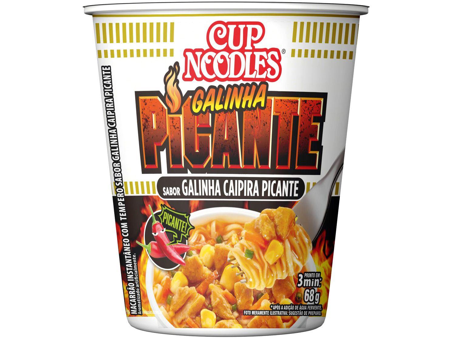 Macarrão Instantâneo Cup Noodles Galinha Caipira - Picante 68g