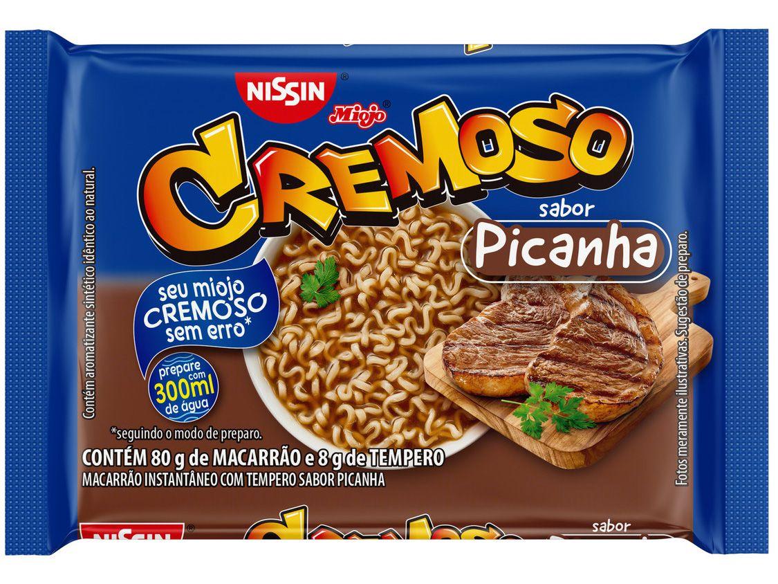 Macarrão Instantâneo Nissin Cremoso Picanha 88g
