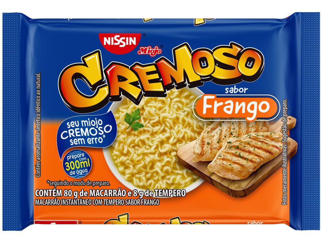 Macarrão Instantâneo Nissin Cremoso Frango 88g