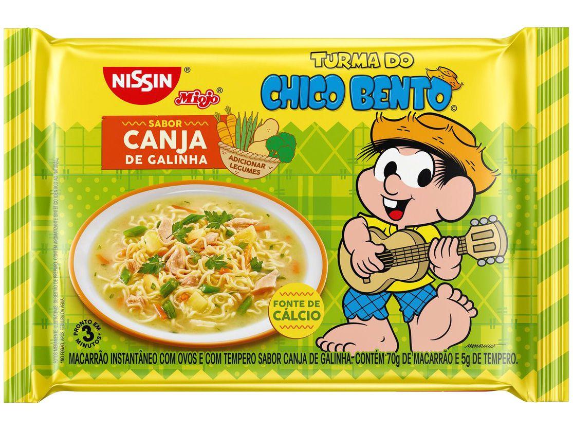 Macarrão Instantâneo Nissin Turma do Chico Bento - Canja de Galinha 75g
