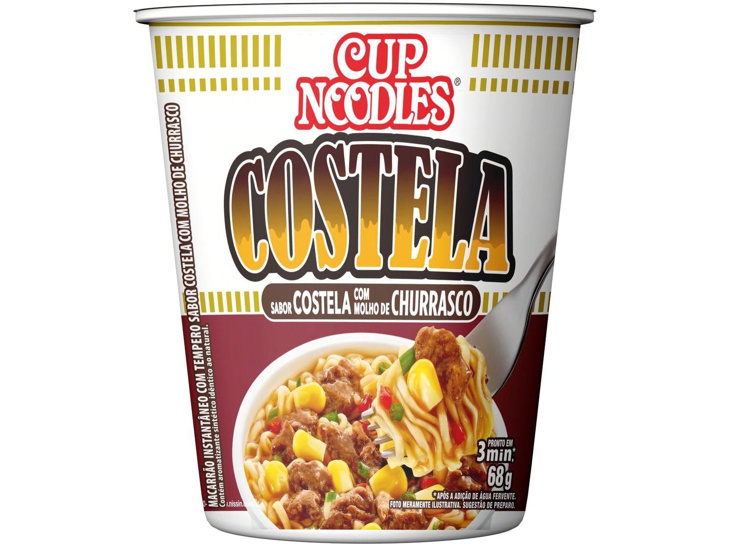 Macarrão Instantâneo Cup Noodles Costela com - Molho de Churrasco 68g