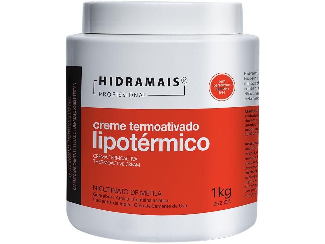 Creme de Massagem Modelador Hidramais Profissional - Lipotérmico 1kg