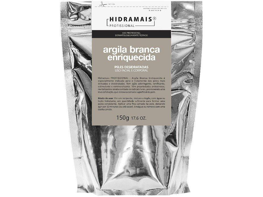Argila Branca Facial e Corporal Hidramais - Profissional Enriquecida 150g