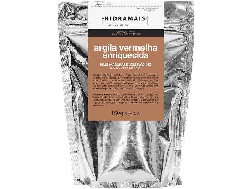 Argila Vermelha Facial e Corporal Hidramais - Profissional Enriquecida 150g