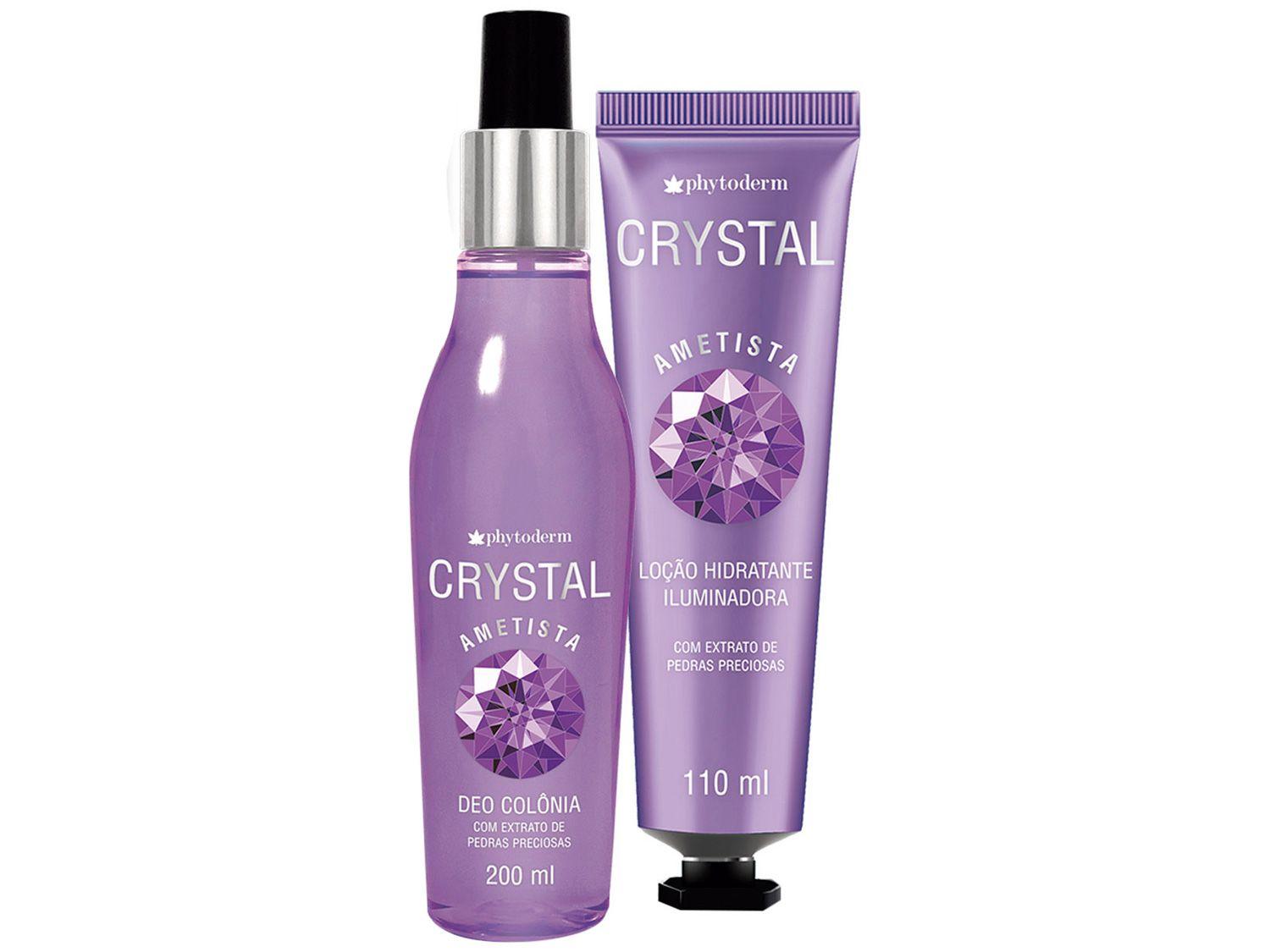 Kit Body Splash Phytoderm Crystal Ametista - Feminino