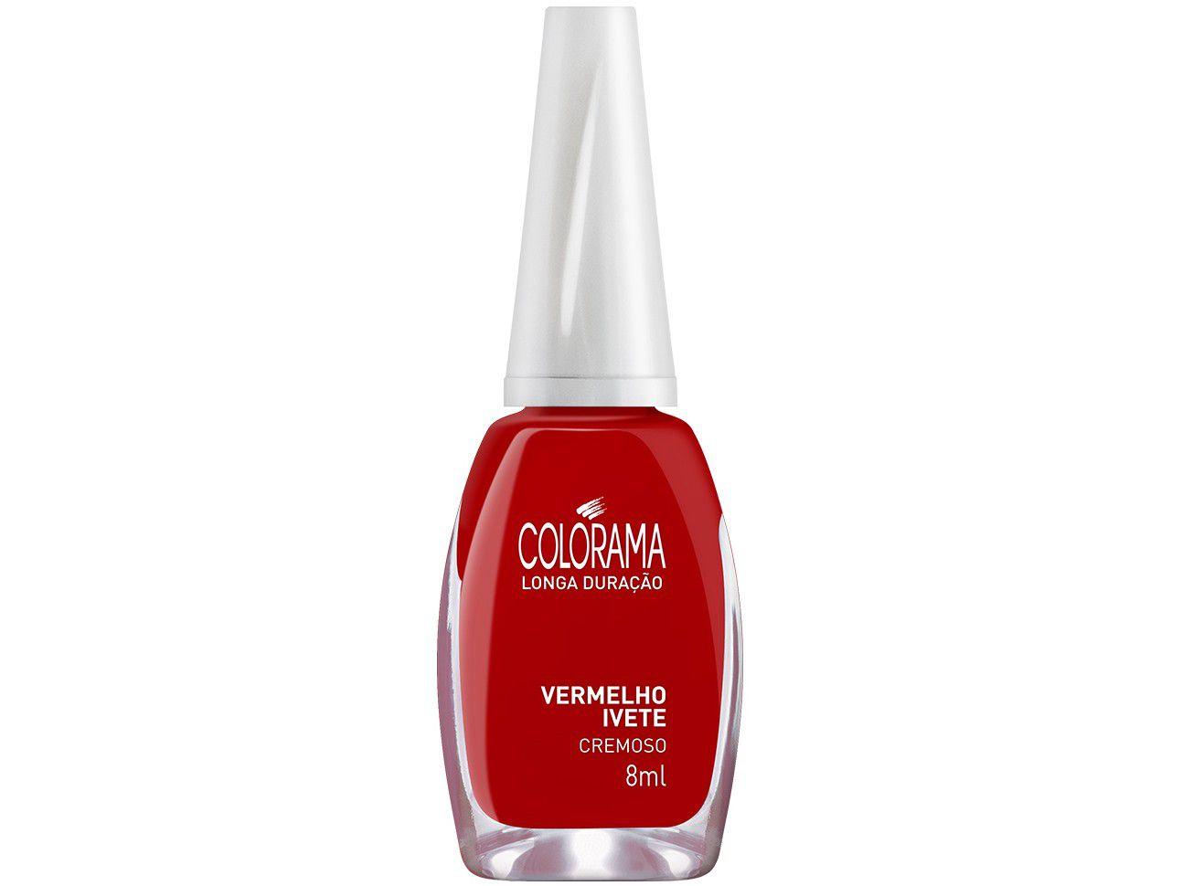 Esmalte Colorama Vermelho Ivete Cremoso 8ml
