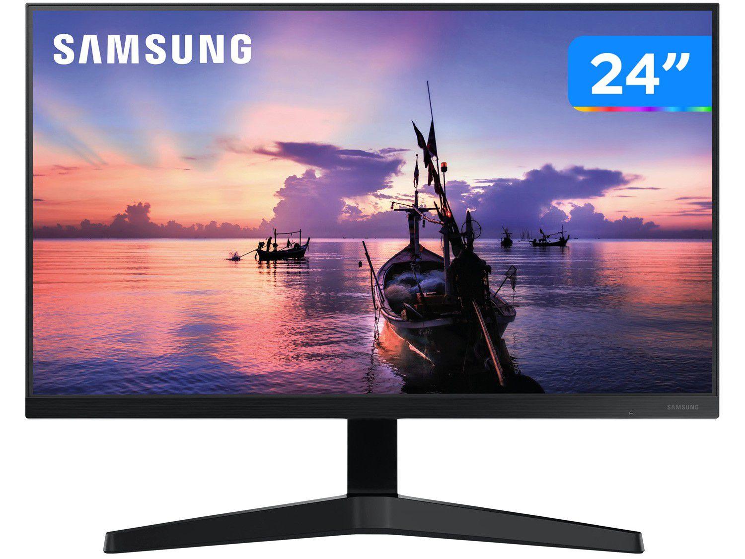 Monitor Full HD Samsung T350 LF24T350FHLMZD - 24" IPS LED HDMI VGA FreeSync