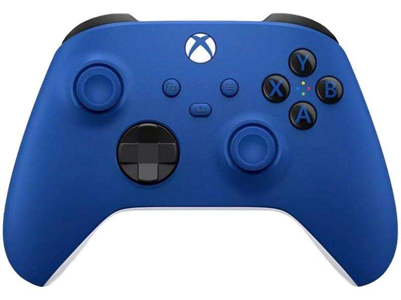 Controle para PC Xbox One e Series X|S sem Fio - Shock Blue Microsoft Azul