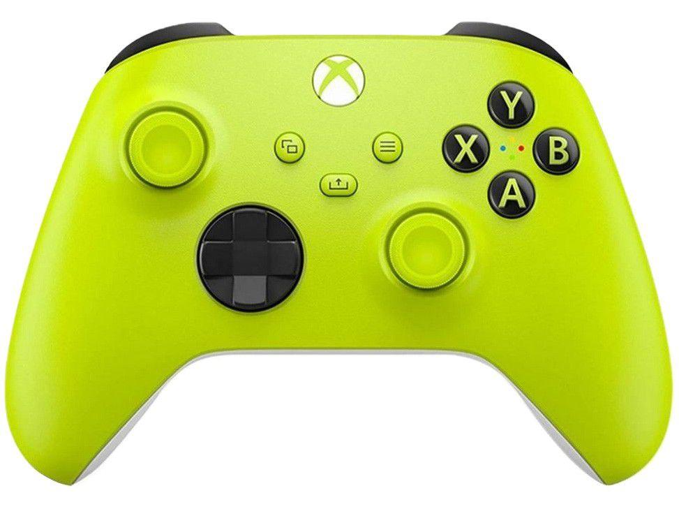 Controle para PC Xbox One e Series X|S sem Fio - Eletric Volt Microsoft Neon