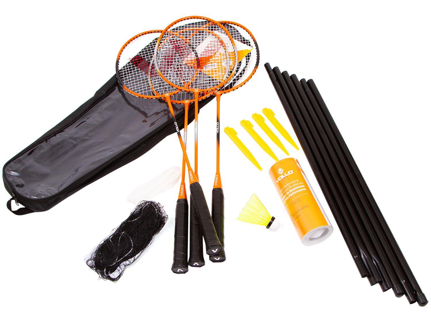 Kit Badminton Vollo VB004 10 Peças