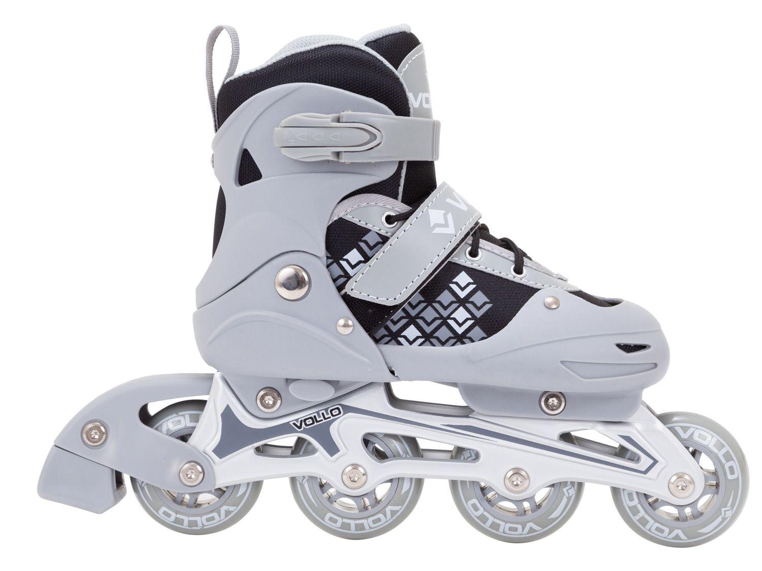 Patins in Line Infantil Vollo Sports VPC151P - Preto e Cinza