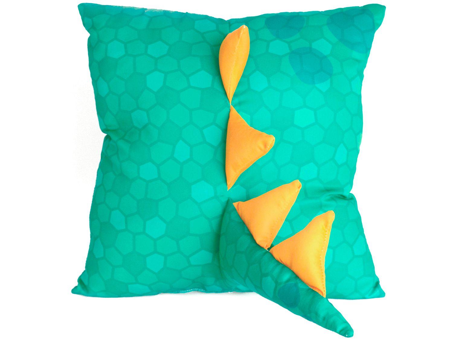 Almofada Decorativa Infantil Design Up Living - Dino com rabo