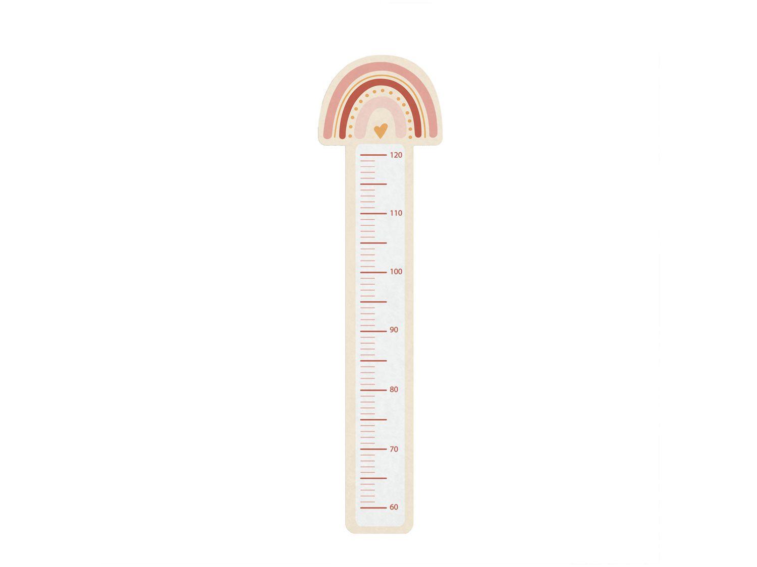 Régua de Crescimento Adesivo 81,5cm - Design Up Living Arco-íris Infantil
