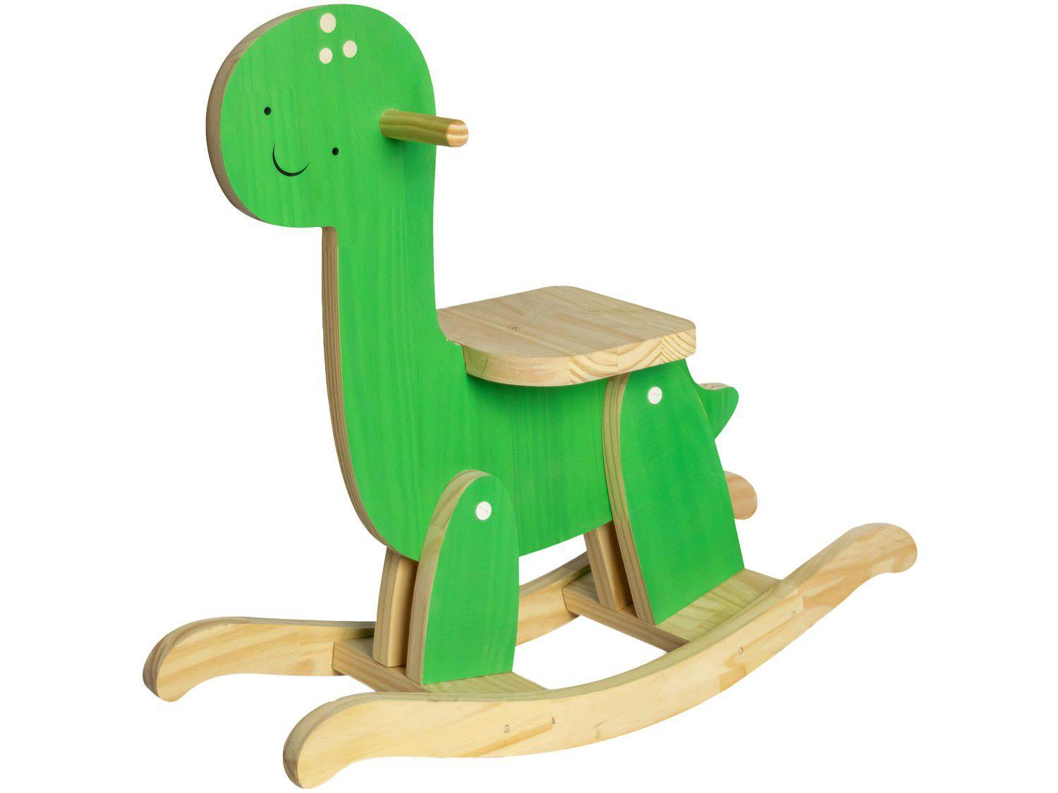 Gangorra Dino Dinossauro Verde Design Up Living