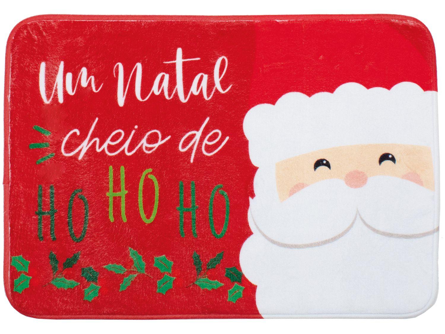 Tapete de Natal para Quarto e Sala Antiderrapante - 60x40cm 1020570 Cromus