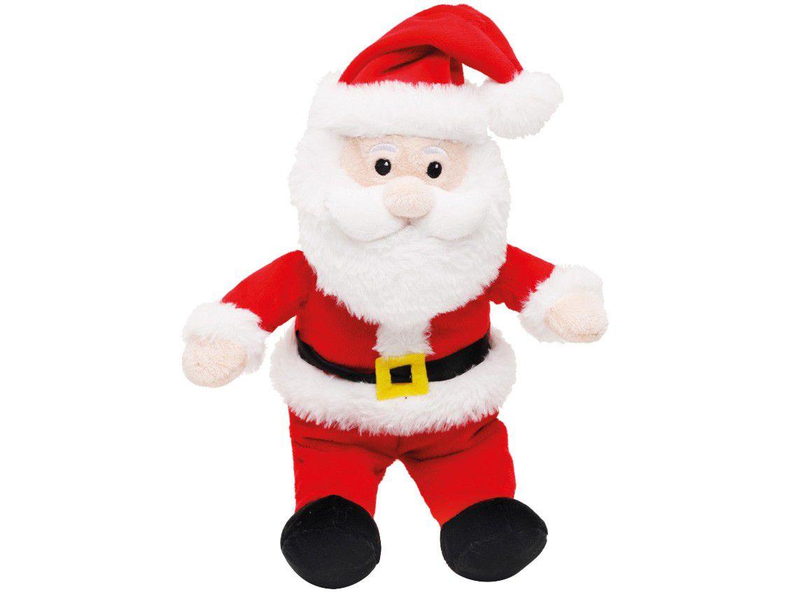 Boneco Papai Noel de Pelúcia 30cm Cromus Natal