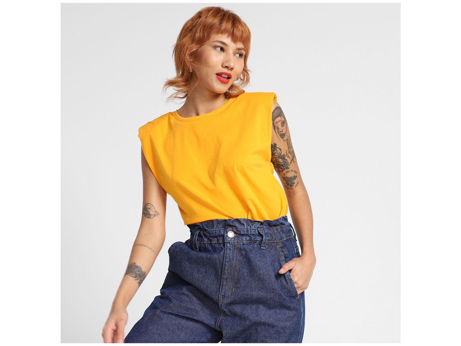 Blusa Vista Magalu Ombreira Básica