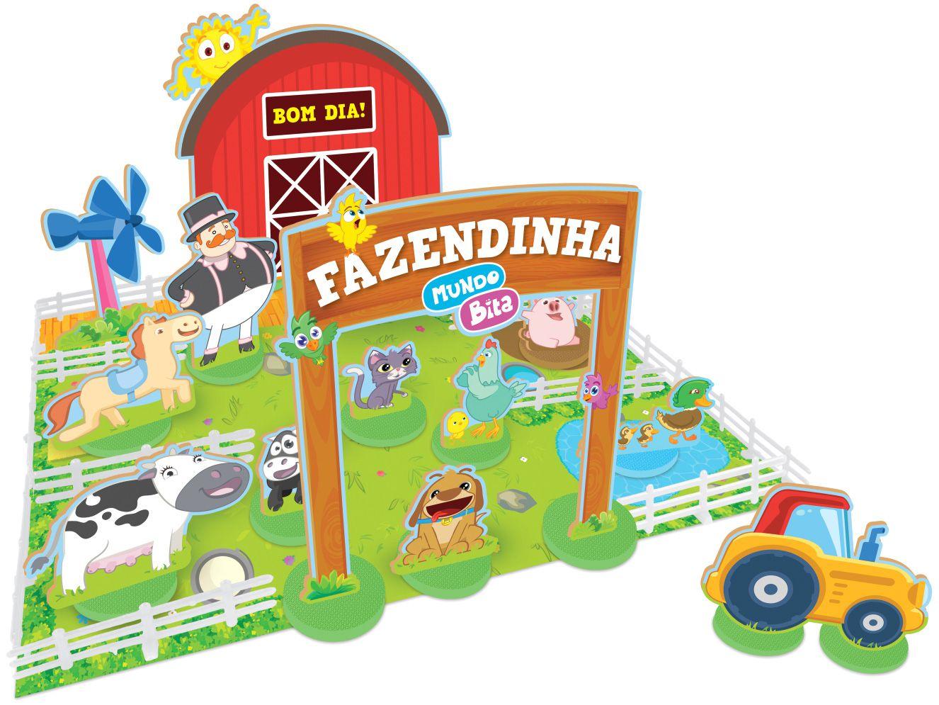 Fazendinha de Brinquedo Mundo Bita Nig - 42 Peças