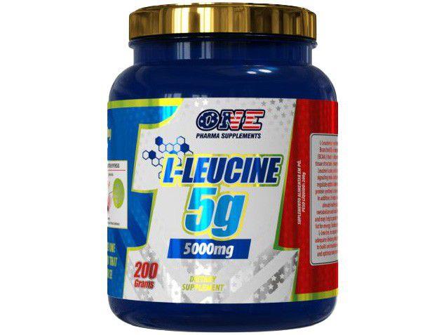 Leucina One Pharma em Pó 200g sem Sabor