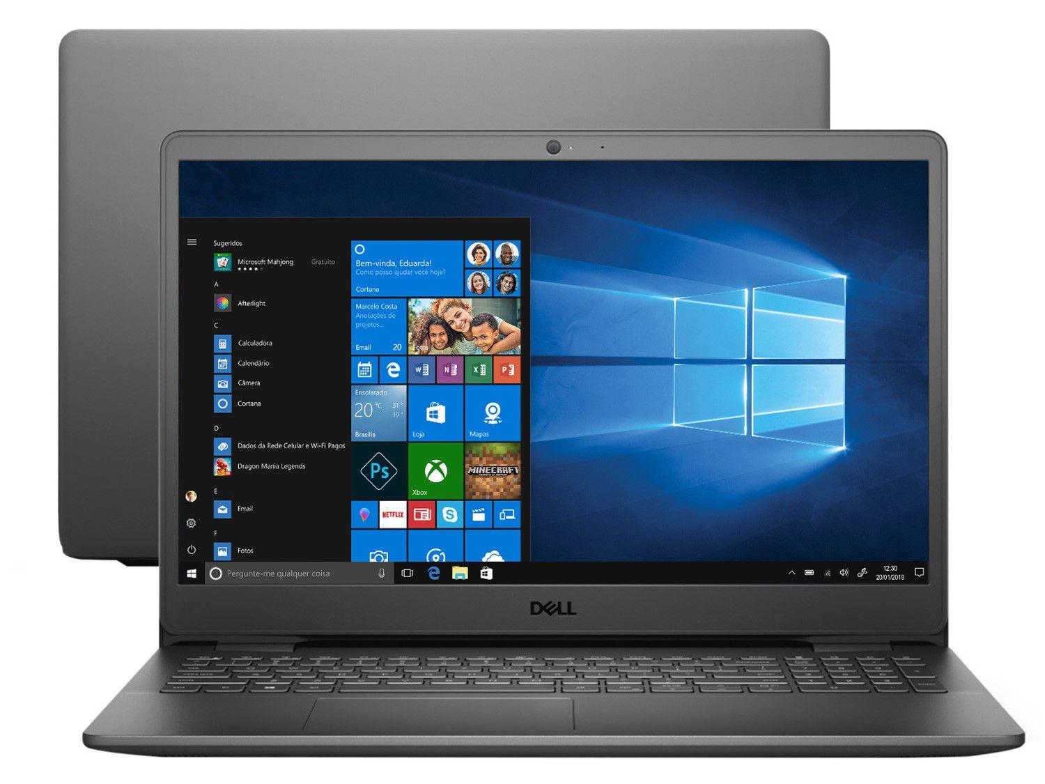 Notebook Dell Inspiron 3000 3501-A10P - Intel Pentium Gold 4GB 128GB SSD 15,6" Window