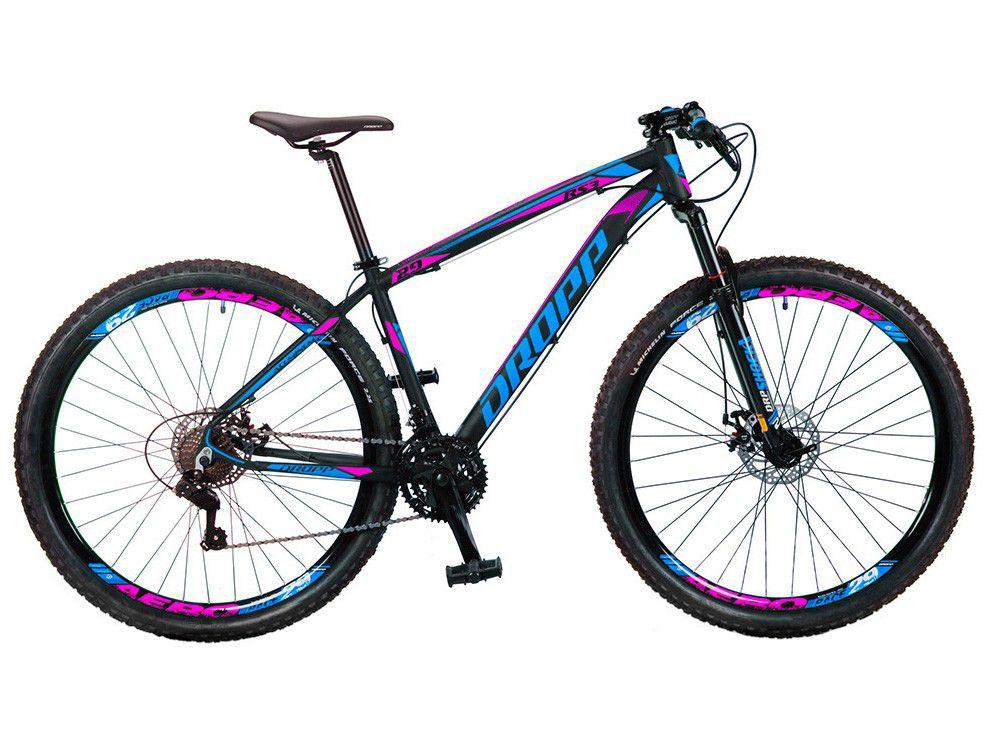 Bicicleta Aro 29 Dropp RS3 Aço Freio a Disco - 21 Marchas