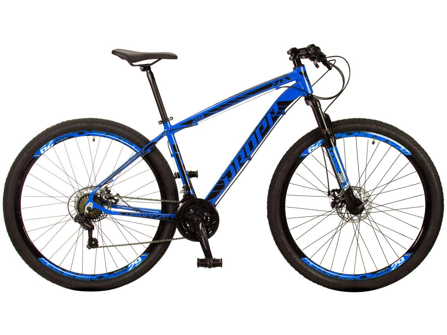 Bicicleta Aro 29 Dropp Z1-X Aço Freio a Disco - 21 Marchas Câmbio Shimano