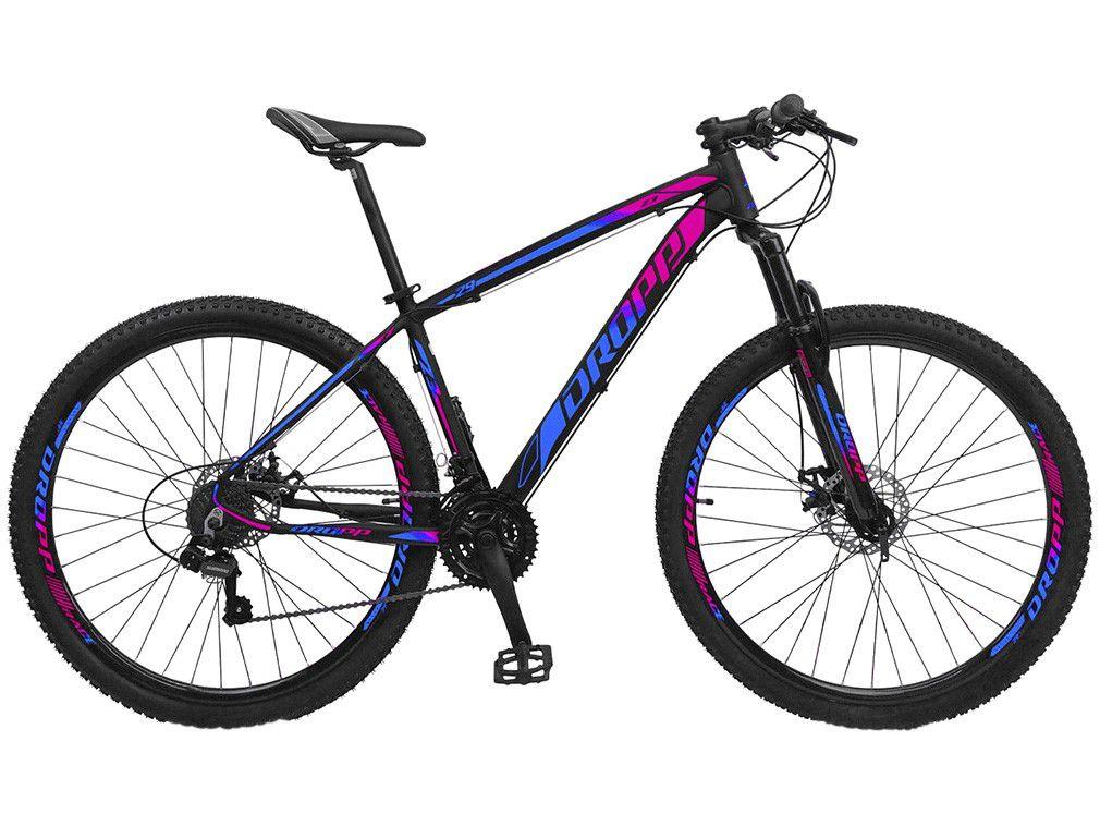 Bicicleta Aro 29 Dropp Z3 Alumínio Freio a Disco - 21 Marchas Câmbio Shimano