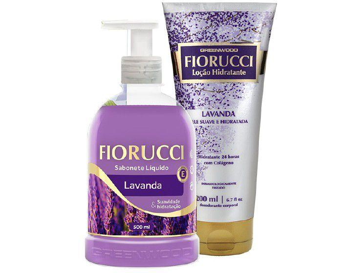 Kit de Banho Fiorucci Lavanda - Sabonete Líquido e Loção Hidratante