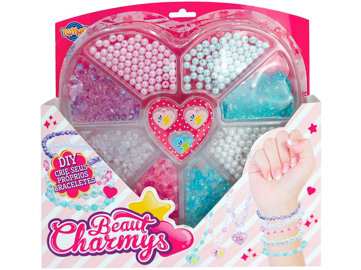 Kit de Miçangas Beaut Charmys Monte e Decora - Pulseira Toyng